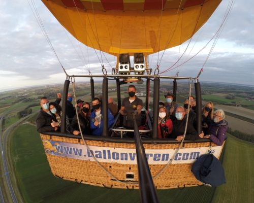 Ballonvaart boven Zeeland vanaf Middelburg
